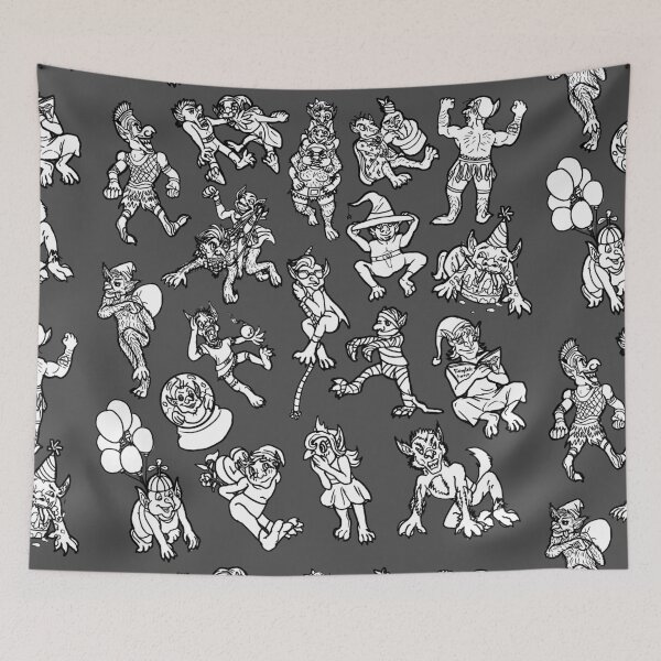 Item preview, Parade of Goblin Doodles designed and sold by JoyHappySpiders.