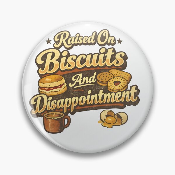 Item preview, Raised On Biscuits And Disappointment - Funny British Humour Gift designed and sold by BlightyandCo.