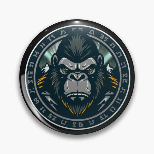 Item preview, Primal Gorilla – Nordic Power Sigil designed and sold by GreennieArt.