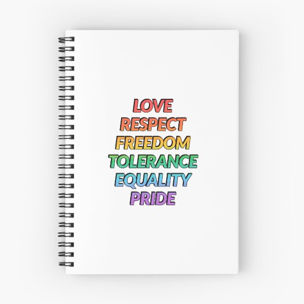 Item preview, Love Respect Freedom Tolerance Equality Pride -  LGBT Pride designed and sold by Inspirationmotivation.