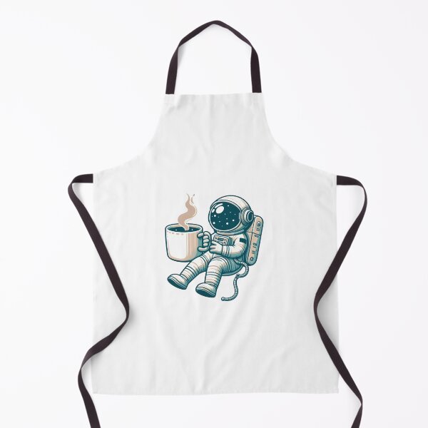 Item preview, Astronaut Drinking Coffee Space Lover  designed and sold by Smoking_Animals .