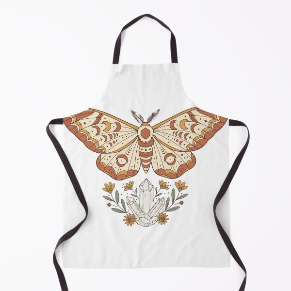 Item preview, Mystical Celestial Moth Sticker - Cottagecore Crystal Quartz & Floral Witchy Art designed and sold by BestChoiceService.