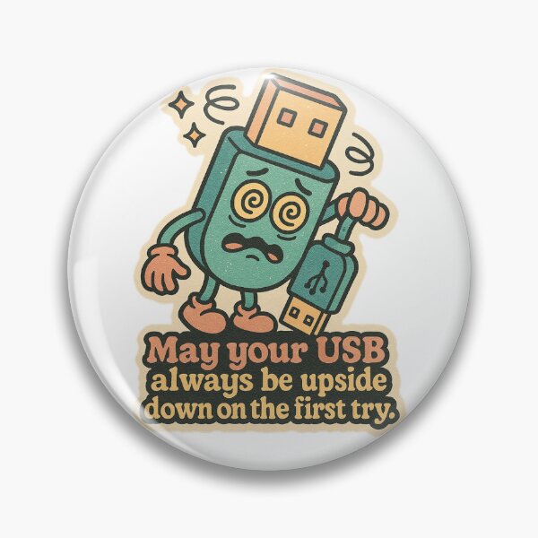 Item preview, May your USB always be upside down on the first try. designed and sold by daweed-shopp.