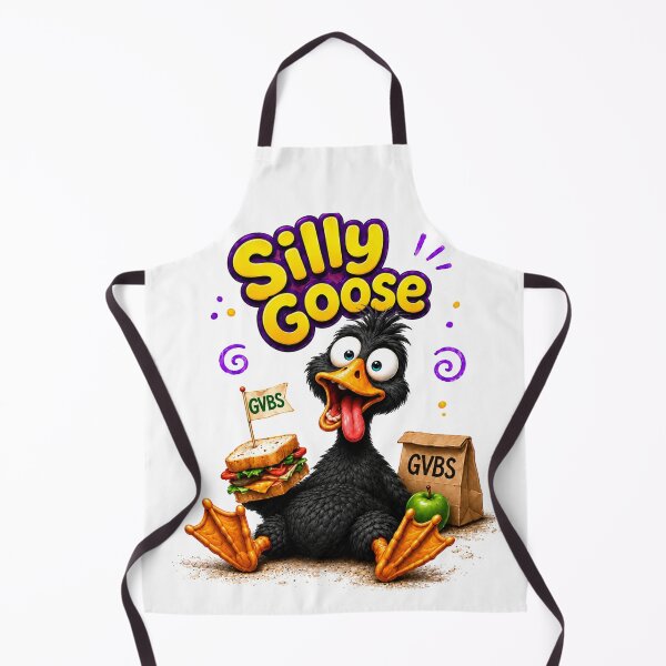 Item preview, Silly Goose Black Duck Cartoon | Funny GVBS Meme Bird | Chaotic Goofy Duck Art designed and sold by GVBShirts.