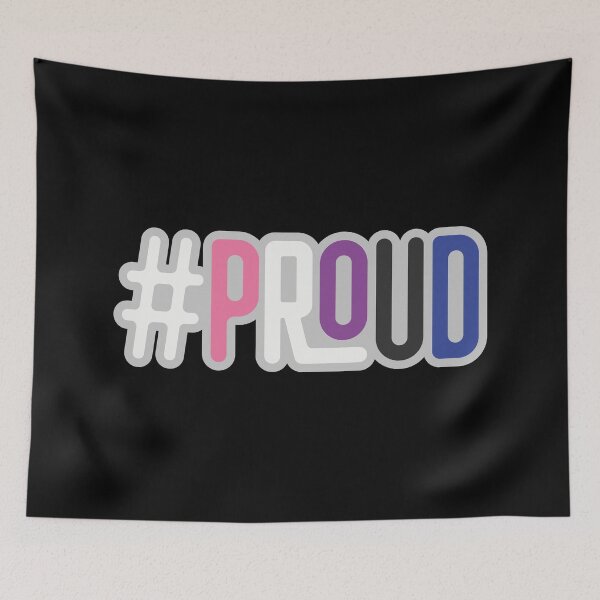 Item preview, Proud genderfluid pride flag designed and sold by withasmiledsgn.