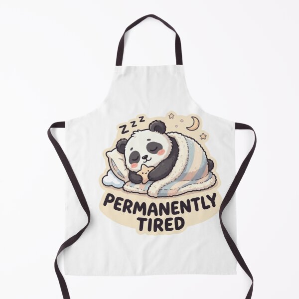 Item preview, Permanently Tired Panda Sticker designed and sold by CutePlix.