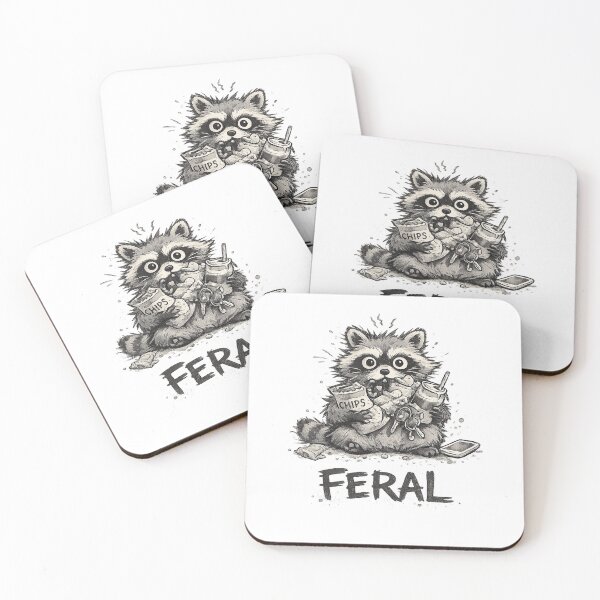 Item preview, Feral Raccoon Design designed and sold by Softbear Atelier.