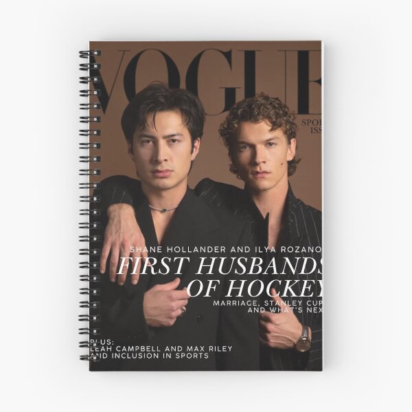 Item preview, Vogue Magazine Cover Heated Rivalry Hockey Husband Poster Hollanov Shilya designed and sold by tracynguyen23.
