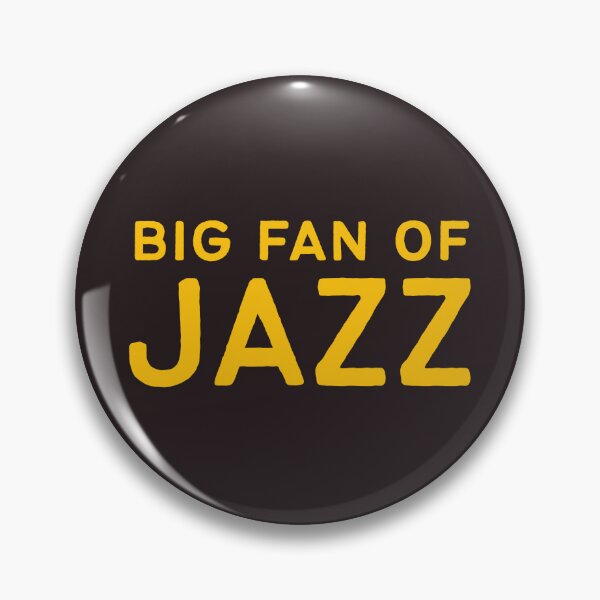 Item preview, "Big Fan of Jazz" yellow and brown designed and sold by zozzy-does-art.