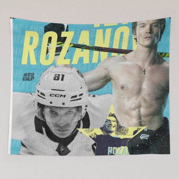 Item preview, Ilya Rozanoz Heated Rivalry Hockey Poster Hollanov Shilya designed and sold by tracynguyen23.