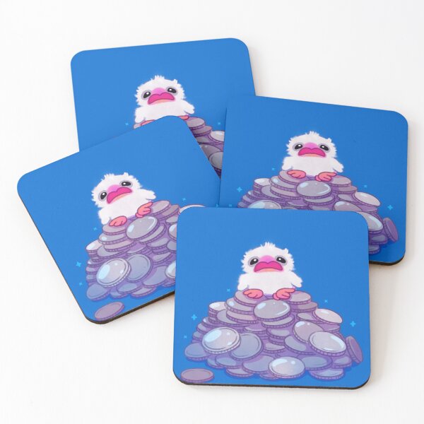 Item preview, Pygmy falcons with coin designed and sold by pikaole.