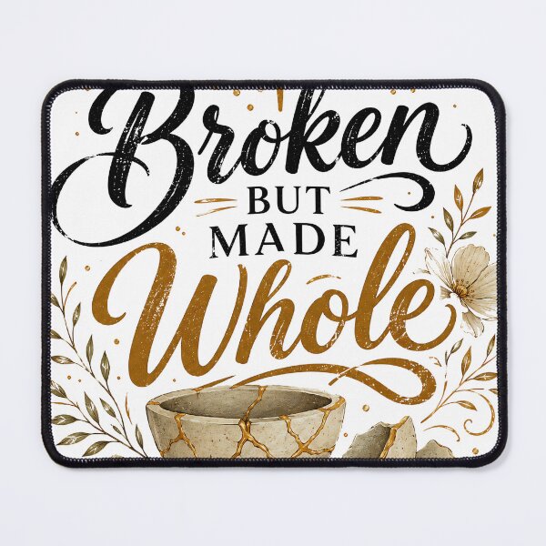 Item preview, Broken But Made Whole designed and sold by GlowingInGod.
