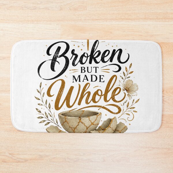 Item preview, Broken But Made Whole designed and sold by GlowingInGod.