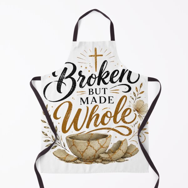 Item preview, Broken But Made Whole designed and sold by GlowingInGod.