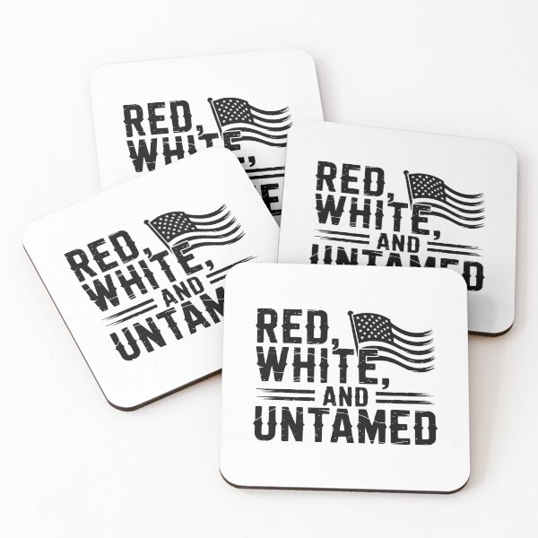 Item preview, Red White And Untamed designed and sold by theartfulaspie.