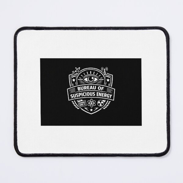 Item preview, Bureau of Suspicious Energy – Cosmic Humor Graphic Shirt designed and sold by TheSarinaSource.