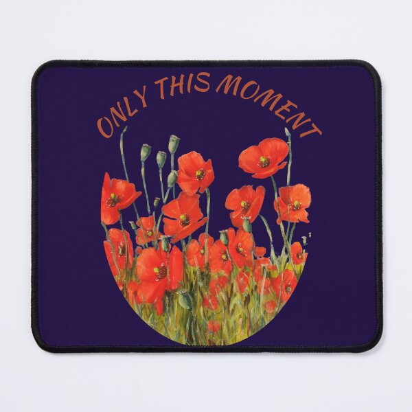 Item preview, Only This Moment - Oil Poppy Field Painting designed and sold by JurateArt-DK.