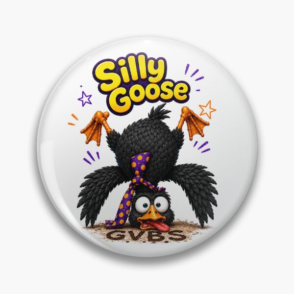 Item preview, Silly Goose Black Duck Cartoon | Funny GVBS Meme Bird | Chaotic Goofy Duck Art designed and sold by GVBShirts.