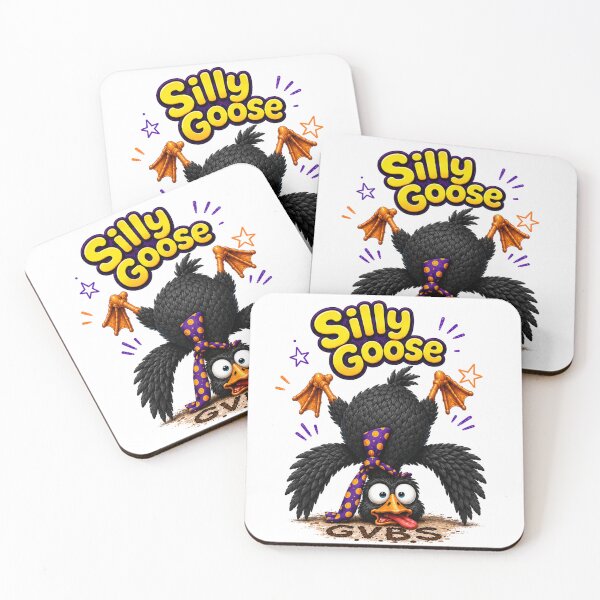 Item preview, Silly Goose Black Duck Cartoon | Funny GVBS Meme Bird | Chaotic Goofy Duck Art designed and sold by GVBShirts.