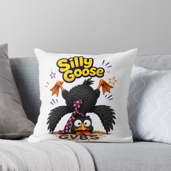 Item preview, Silly Goose Black Duck Cartoon | Funny GVBS Meme Bird | Chaotic Goofy Duck Art designed and sold by GVBShirts.