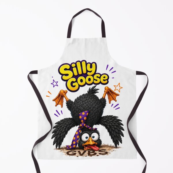 Item preview, Silly Goose Black Duck Cartoon | Funny GVBS Meme Bird | Chaotic Goofy Duck Art designed and sold by GVBShirts.