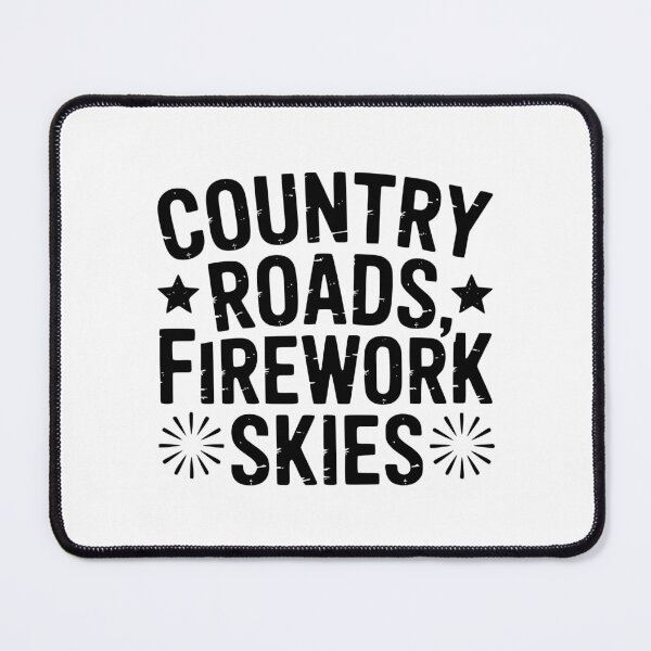 Item preview, Country Roads Firework Skies designed and sold by theartfulaspie.