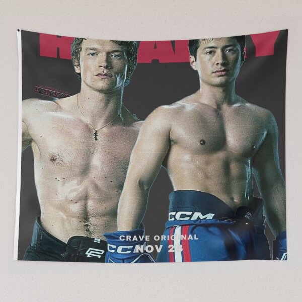 Item preview, Shirtless Abs Heated Rivalry Hockey Husband Poster Hollanov Shilya designed and sold by tracynguyen23.