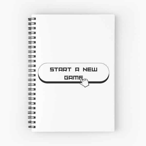 Item preview, Start a new game retro pixel button designed and sold by Nana&ArtStudio.