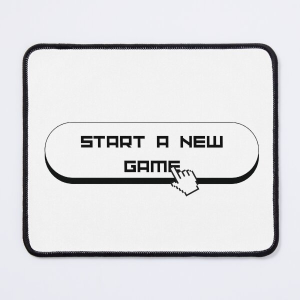 Item preview, Start a new game retro pixel button designed and sold by Nana&ArtStudio.
