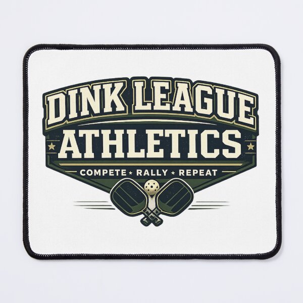 Item preview, Dink League Athletics Shirt | Pickleball Club Apparel | Compete Rally Repeat Vintage Sports Design designed and sold by The Daily Goods.