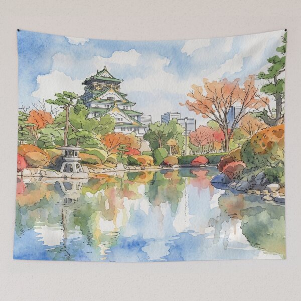 Item preview, Osaka Castle designed and sold by sid1802.