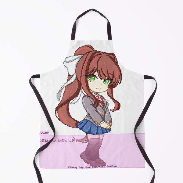 Item preview, Monika Doki Doki Literature Club pixel-art designed and sold by MiloBoo.