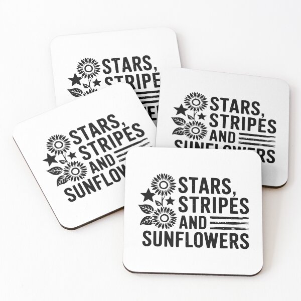 Item preview, Stars Stripes And Sunflowers designed and sold by theartfulaspie.
