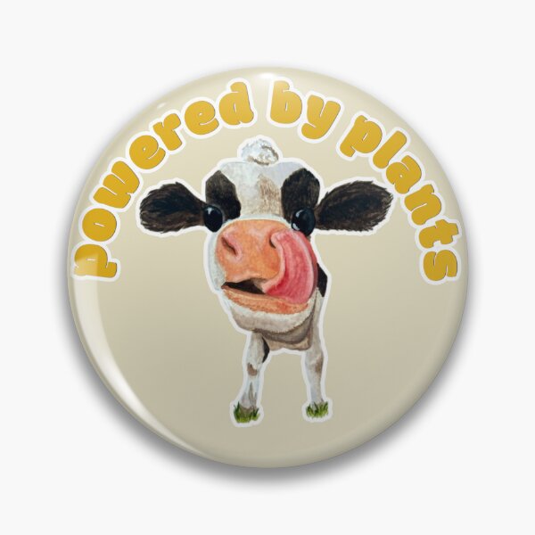 Item preview, Powered by Plants Chamomile the Cow designed and sold by Blackberries & Moss.