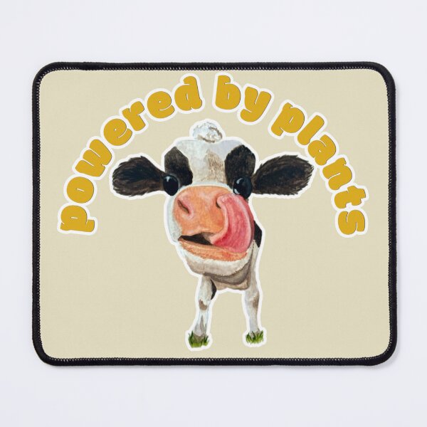 Item preview, Powered by Plants Chamomile the Cow designed and sold by Blackberries & Moss.