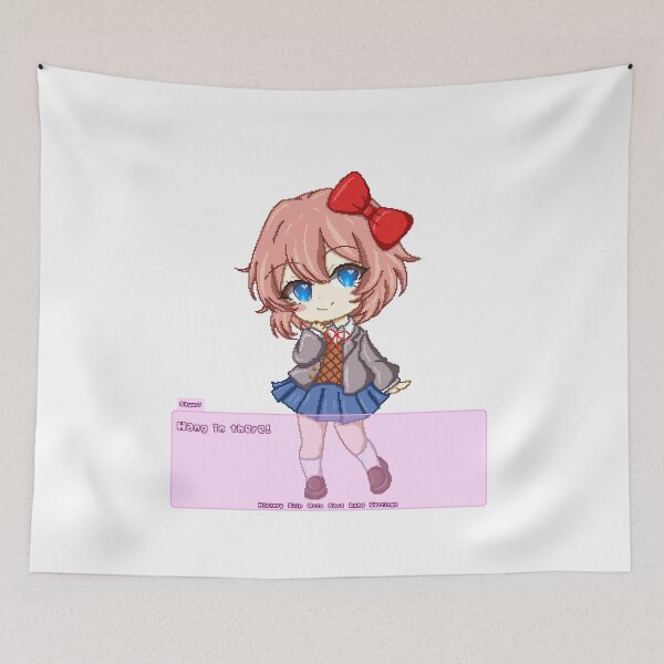 Item preview, Sayori Doki Doki Literature Club pixel-art designed and sold by MiloBoo.
