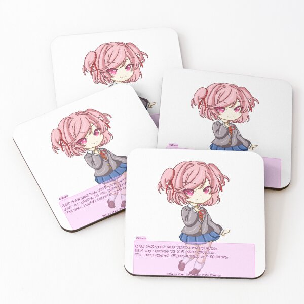 Item preview, Natsuki Doki Doki Literature Club pixel-art designed and sold by MiloBoo.