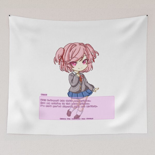 Item preview, Natsuki Doki Doki Literature Club pixel-art designed and sold by MiloBoo.