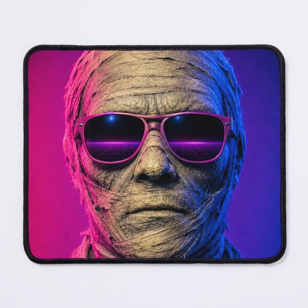 Item preview, Retro 80s Neon Synthwave The Mummy designed and sold by TobinHood.