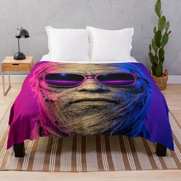 Item preview, Retro 80s Neon Synthwave The Mummy designed and sold by TobinHood.