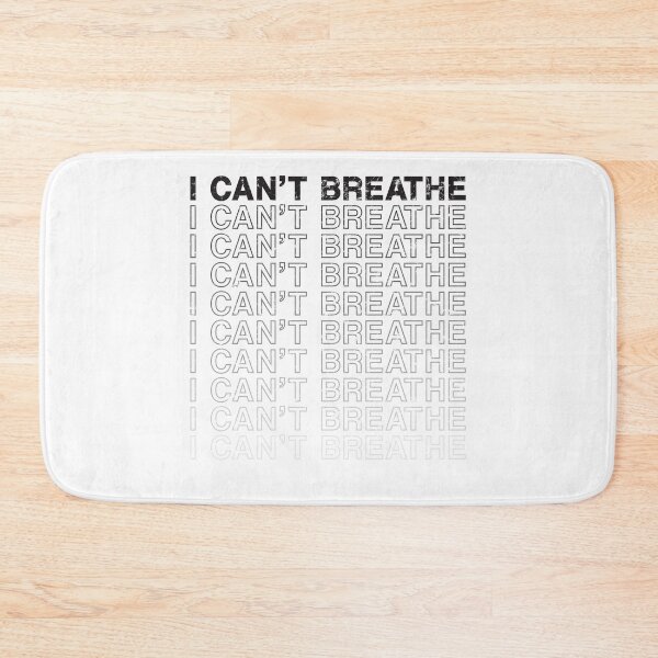 Item preview, I Can’t Breathe Statement Typography designed and sold by The secret storage room.