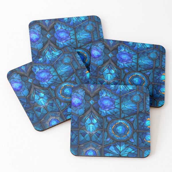 Item preview, Sapphire Stained Glass designed and sold by FrostyFrisby.