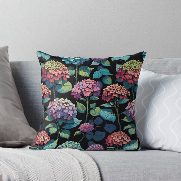 Item preview, Pink Purple and Blue Hydrangeas Floral designed and sold by CarrollGene.