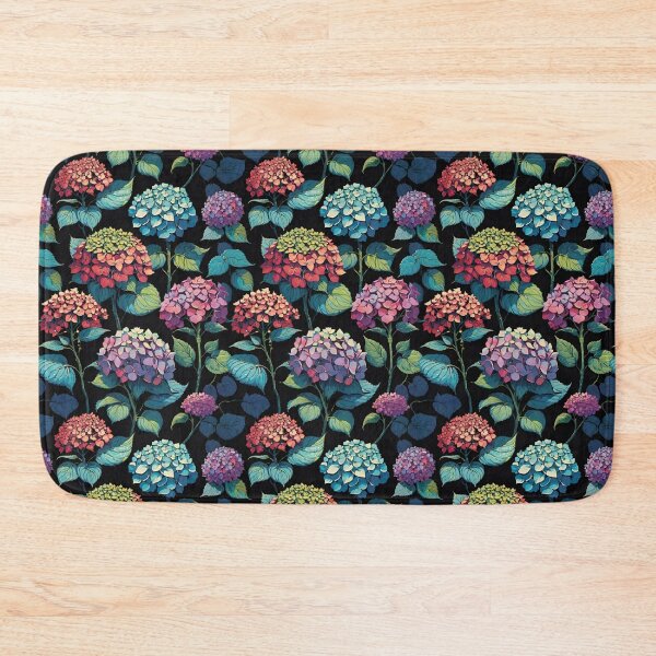Item preview, Pink Purple and Blue Hydrangeas Floral designed and sold by CarrollGene.