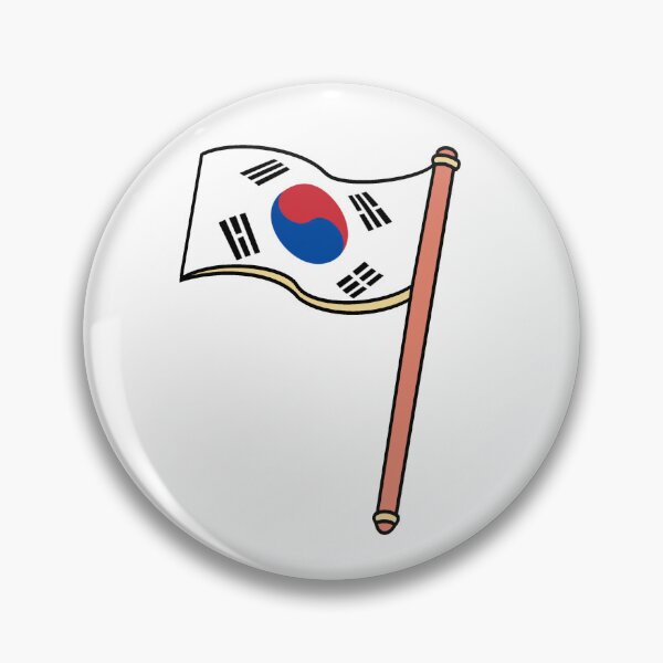 Item preview, South Korea Flag  designed and sold by PinkPeelUK.