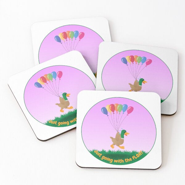 Item preview, Just Going With the Float Funny Duck designed and sold by DesignsbyDustin.
