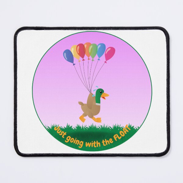 Item preview, Just Going With the Float Funny Duck designed and sold by DesignsbyDustin.