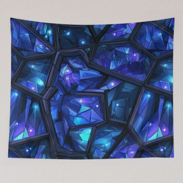 Item preview, Sapphire Stained Glass designed and sold by FrostyFrisby.