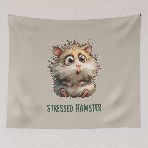 Item preview, Stressed Hamster Chaos Mode designed and sold by MegaNovaArt.