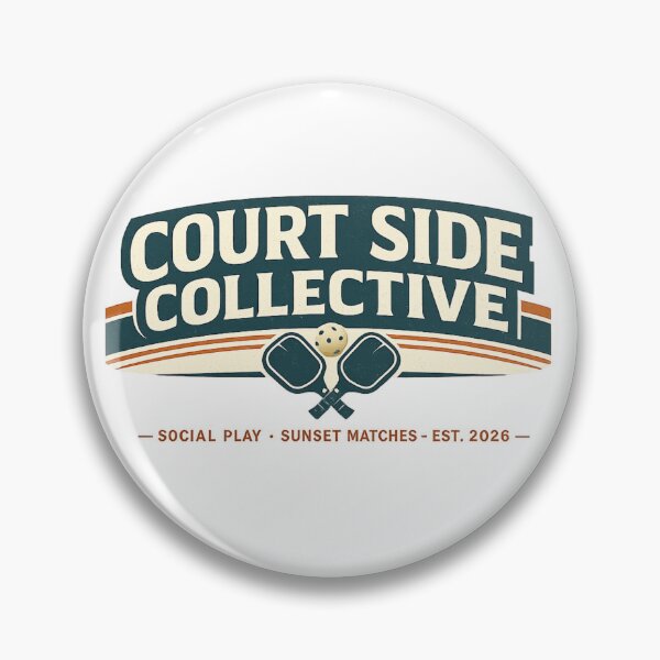 Item preview, Court Side Collective Shirt | Pickleball Social Club Apparel | Sunset Matches Vintage Paddle Sport Design designed and sold by The Daily Goods.